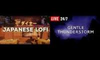 Thumbnail of Japanese lofi and some rain