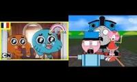 Up To Faster: Gumball Car Chases Thomas