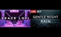 Thumbnail of Rain and some space lofi (Lofi geek) at the same time
