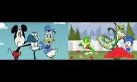 House Painters Mickey Mouse vs. Snivy