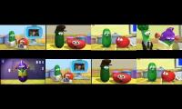Classic VeggieTales Countertop Scenes featuring Bob the Tomato and Larry the Cucumber