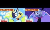 bluey vs vampirina disney jr