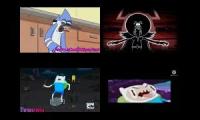 Thumbnail of Sprata Remix Regular Show Vs Adventure time quadparison