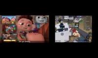 Thumbnail of Sparta remix side by side