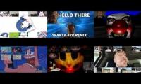 Thumbnail of Sparta remix side by side