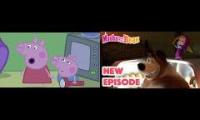 Peppa Pig vs. Masha and the Bear