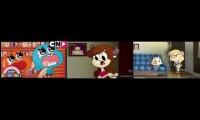 Mom angry much Chinese Gumball vs CN Original vs Chi-Chi