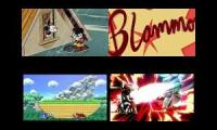 Thumbnail of (Mickey Shorts Vs Super Smash Bros Edition) The End Of The World Sparta Remix Quadparison