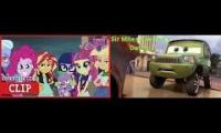 My Little Pony Equestria Girls And Cars 2 Principal Cinch Miles Axelrod Defeat