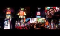 Times Square Ball Drop 2007 From Different Crowd POVs v1