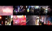 Times Square Ball Drop 2006 From Different Crowd POVs v7