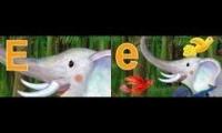 Ee is for Elephant and Egg Uppercase vs Lowercase