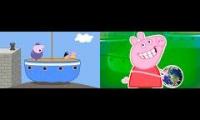 peppa sailing boat episode comparision