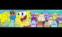 Gary Builds a Pineapple House Replica | Garys Playhouse Full Scene | SpongeBob