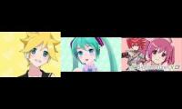 Thumbnail of Fukkerita mashup with all my vocaloids