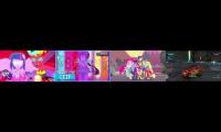 Demon Sunset Shimmer Gaea Everfree Wallflower Blush And Professor Z Defeat