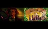 Thumbnail of willy wonka set the world on fire
