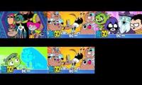 robin and cyborg and raven and starfire is so mad at beast boy