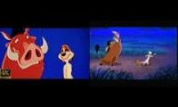 Stand By Me With Timon & Pumbaa Comparison