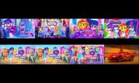 All Equestria Girls Movies With Cars 2 The Video Game On PS3 Clearence Level 5 And 6 + Bonus