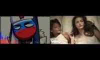 Side by side video of wake me up original and russkaja
