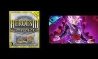 SSJR Aura + HOMM III Theme, menace ambience