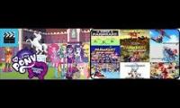 All 10Equestria Girls Movies And Mario Kart All Tracks And Cups (Multiplayer)