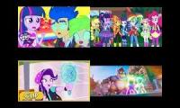 Sunset Shimmer Gaea Everfree Juniper Montage And Bowsers Defeat
