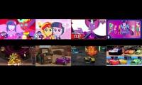 Thumbnail of Equestria Girls Mario And Pixar Cars Sunset Satan Bowser And Chick Hicks Friends Defeat
