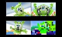 Gummy Bear Song HD (Four Pixel 8-Bit Versions at Once)