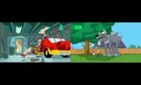 Thumbnail of phineas and ferb intro arabic v1 vs v2