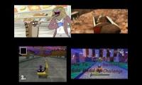 Regular Show Dumptown USA Wall-E Day At Work Mario Kart And Disney Infinity Battle Race