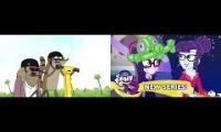 Regular Show And Equestria Girls Dumptown USA Twilight Under The Stars
