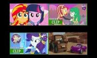 Thumbnail of The Dazzlings Wallflower Blush Juniper Montage And Chick Hicks Defeat