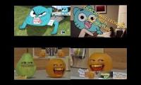Thumbnail of gumball vs the annoying orange sparta venom remix