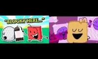 Blocky vs Woody funny doings international bfdi