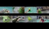 8 LuigiFan00001 Underwater Videos At Once