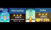 Thumbnail of rollingSky mashup Microship vs Cube