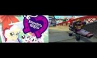 Thumbnail of Equestria Girls Christmas Comic With Mario Kart 7 Online Races With Wario