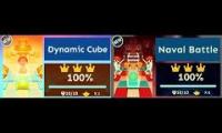 Thumbnail of RollingSky mashup navel battle vs dynamic cube
