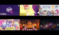 Sunset Shimmer Midnight Sparkle Juniper Wallflower Bowser And Professor Z Defeat Spanish Version