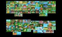 4 Seasons from Dora the Explorer (102 episodes played at the same time)