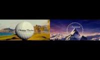Paramount Pictures and Columbia 4-film logo comparison