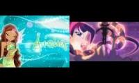 Winx Club Intro Nick Comparision