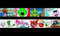 The Scream Contents Superparison to SB & BFDI & Pencilmation & Inanimate Insanity