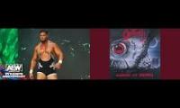 Thumbnail of AEW Wardlow Returns on 10/4/23 to Chopped In Half by Obituary