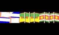 Thumbnail of guyana, french guyana and suriname red zone