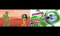 el tiger poppy vs nuki nuki - musica com gummy bear e dame tu cosita