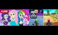 Thumbnail of Equestria Girls Live With Mario Kart All Courses