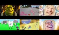 Shrek Pink Panther DanTDM I Am Bread Object Overload Mario Kart 8 Deluxe And Markiplier I Am Bread